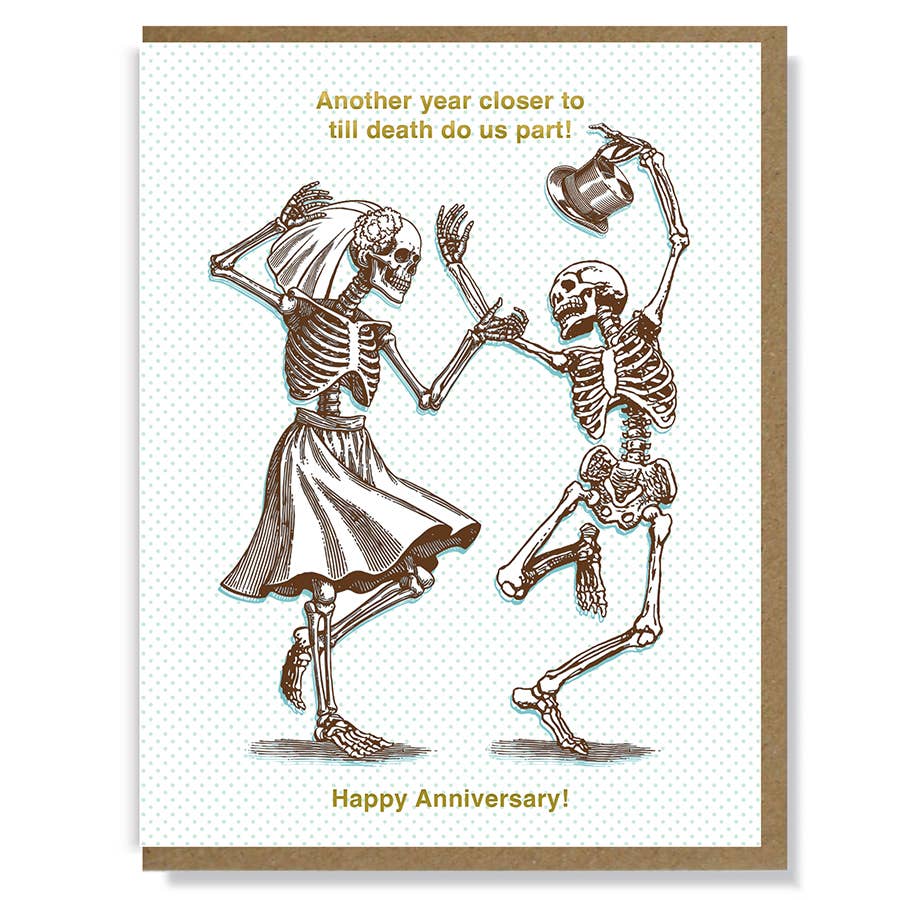 Till Death Do Us Part Anniversary Card