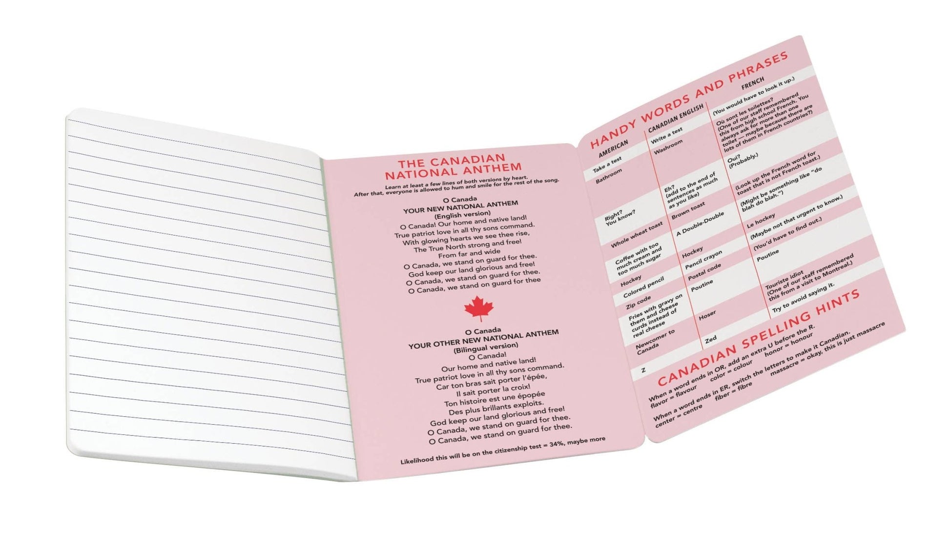 Canadian Passport Notebook - The Regal Find