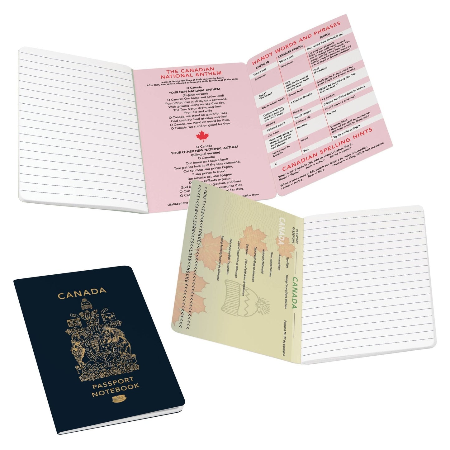 Canadian Passport Notebook - The Regal Find