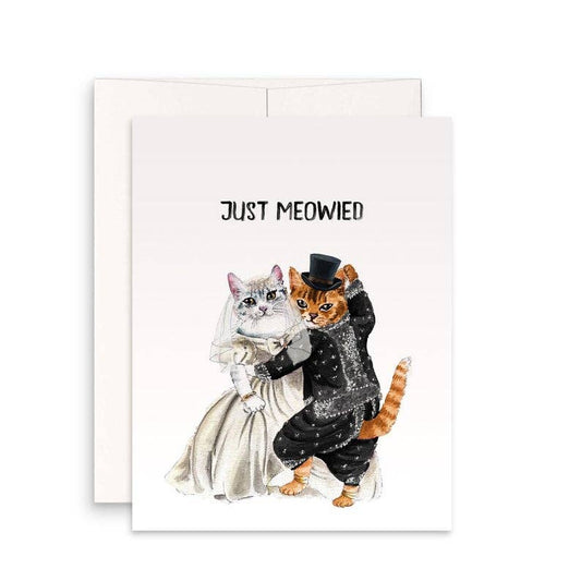 Cat Wedding Dance - Funny Wedding Card - The Regal Find