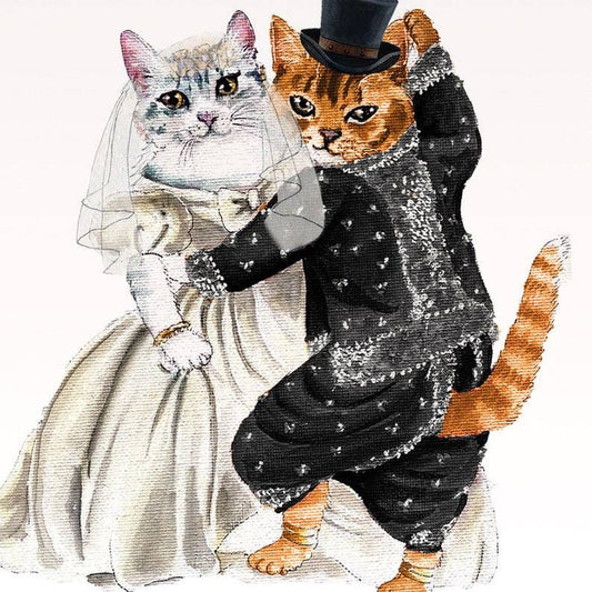 Cat Wedding Dance - Funny Wedding Card - The Regal Find