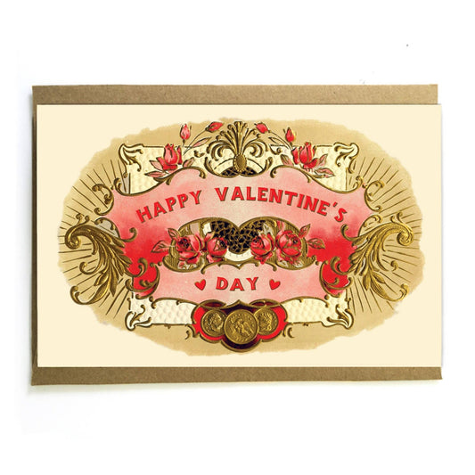 Cigar Box Valentine Card - The Regal Find
