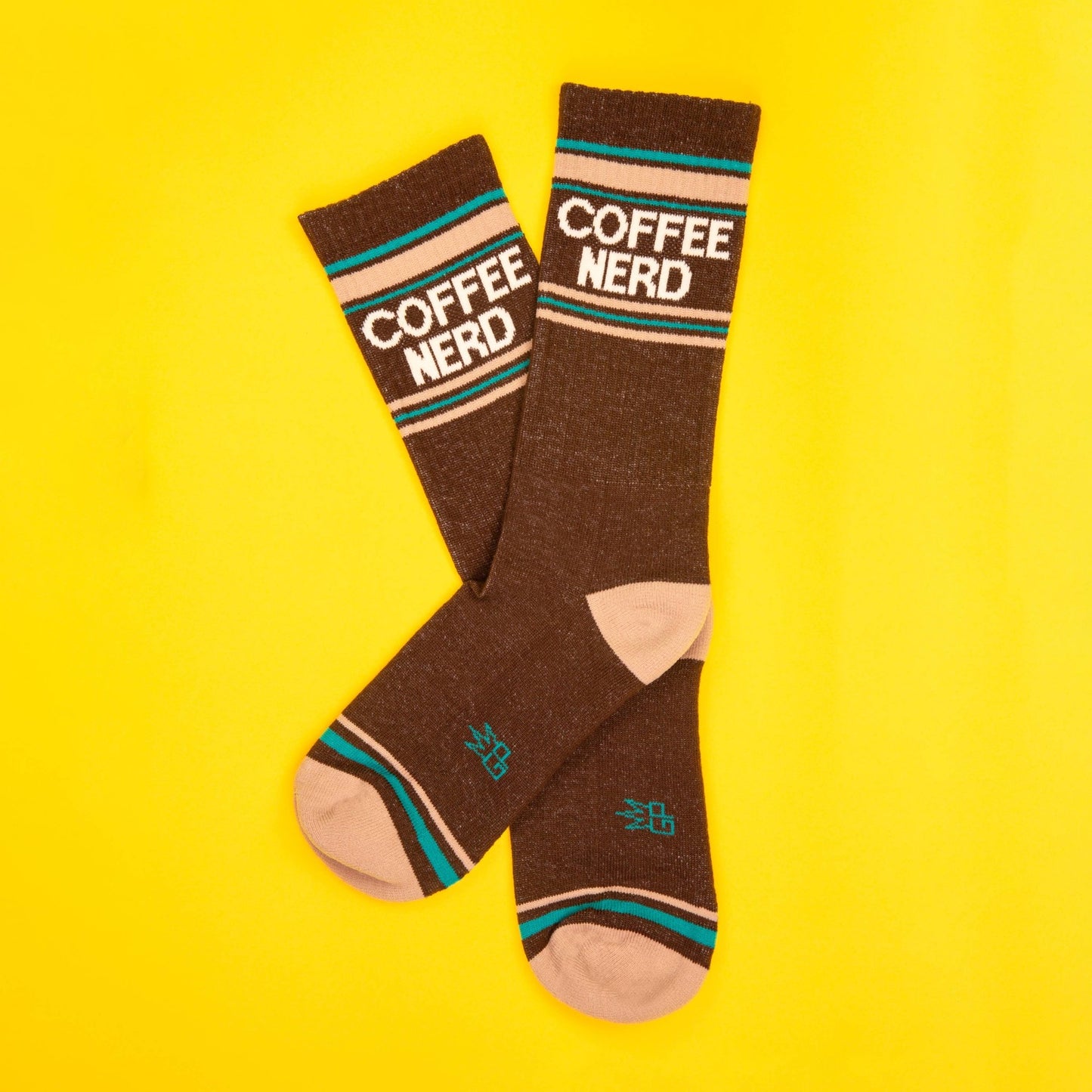 Coffee Nerd Gym Crew Socks - The Regal Find