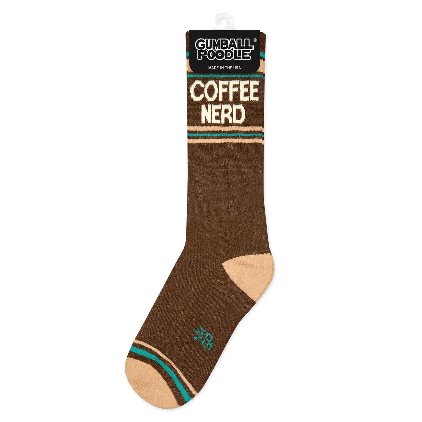 Coffee Nerd Gym Crew Socks - The Regal Find