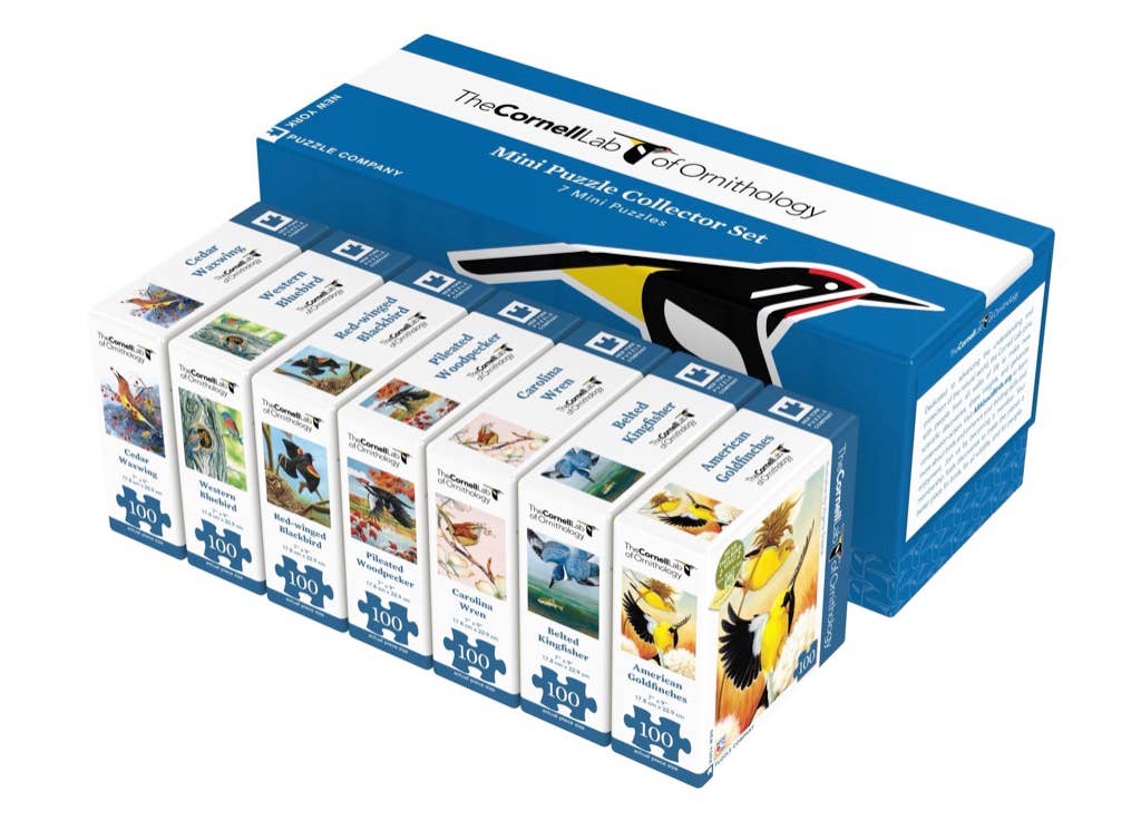 Cornell Birds Mini Puzzle Collector's Set - Set of 7 Mini Puzzle - The Regal Find