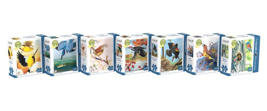 Cornell Birds Mini Puzzle Collector's Set - Set of 7 Mini Puzzle - The Regal Find