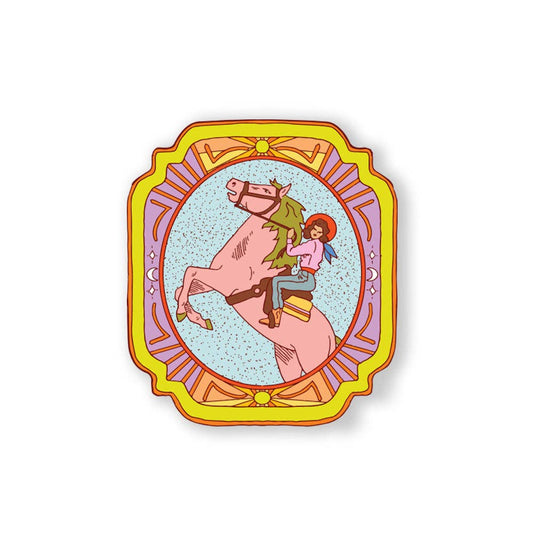 Cosmic Cowgirl Sticker - The Regal Find