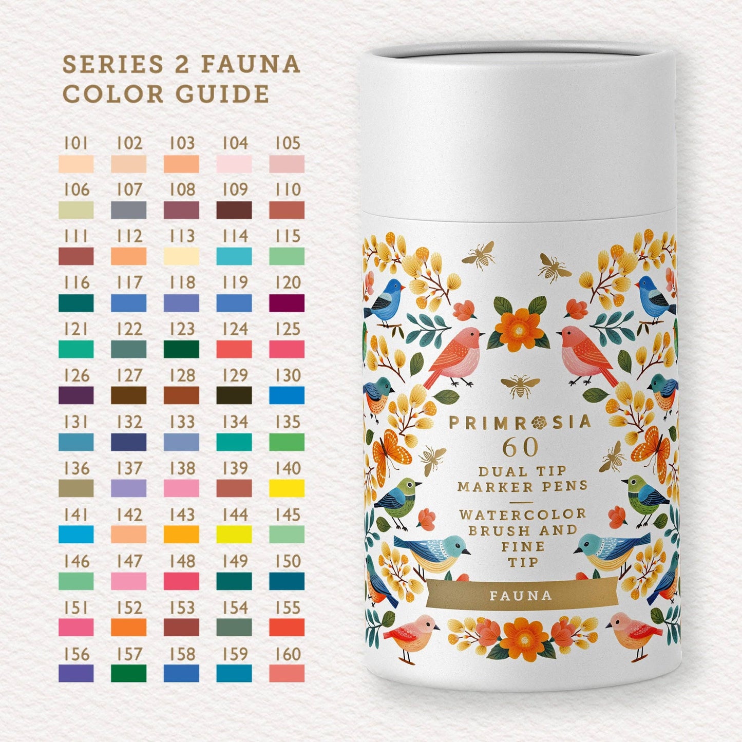 'Fauna' Dual Tip Markers