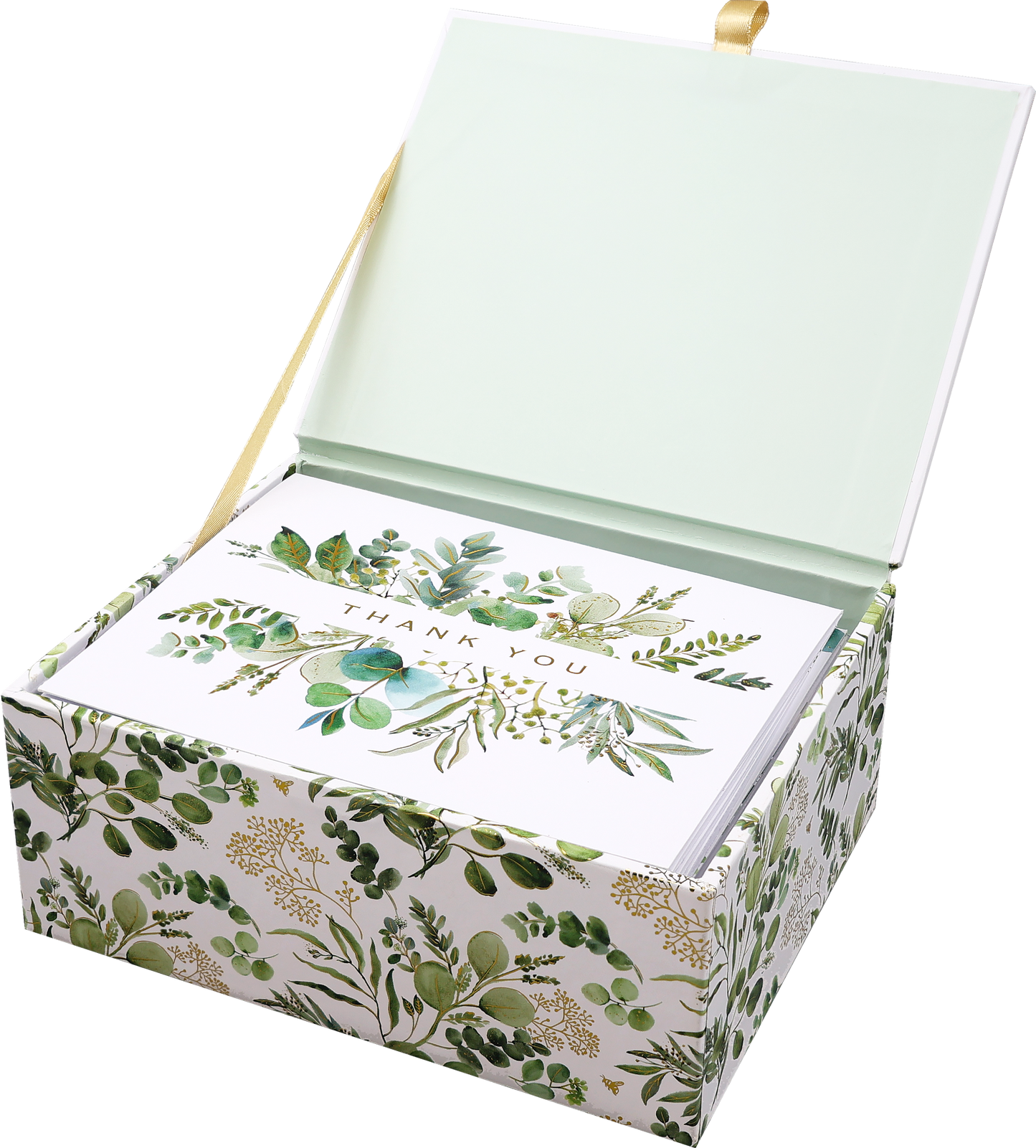 Eucalyptus Premium Thank You Note Cards