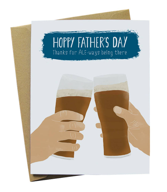 Dad Cheers Father's Day Greeting Card - The Regal Find