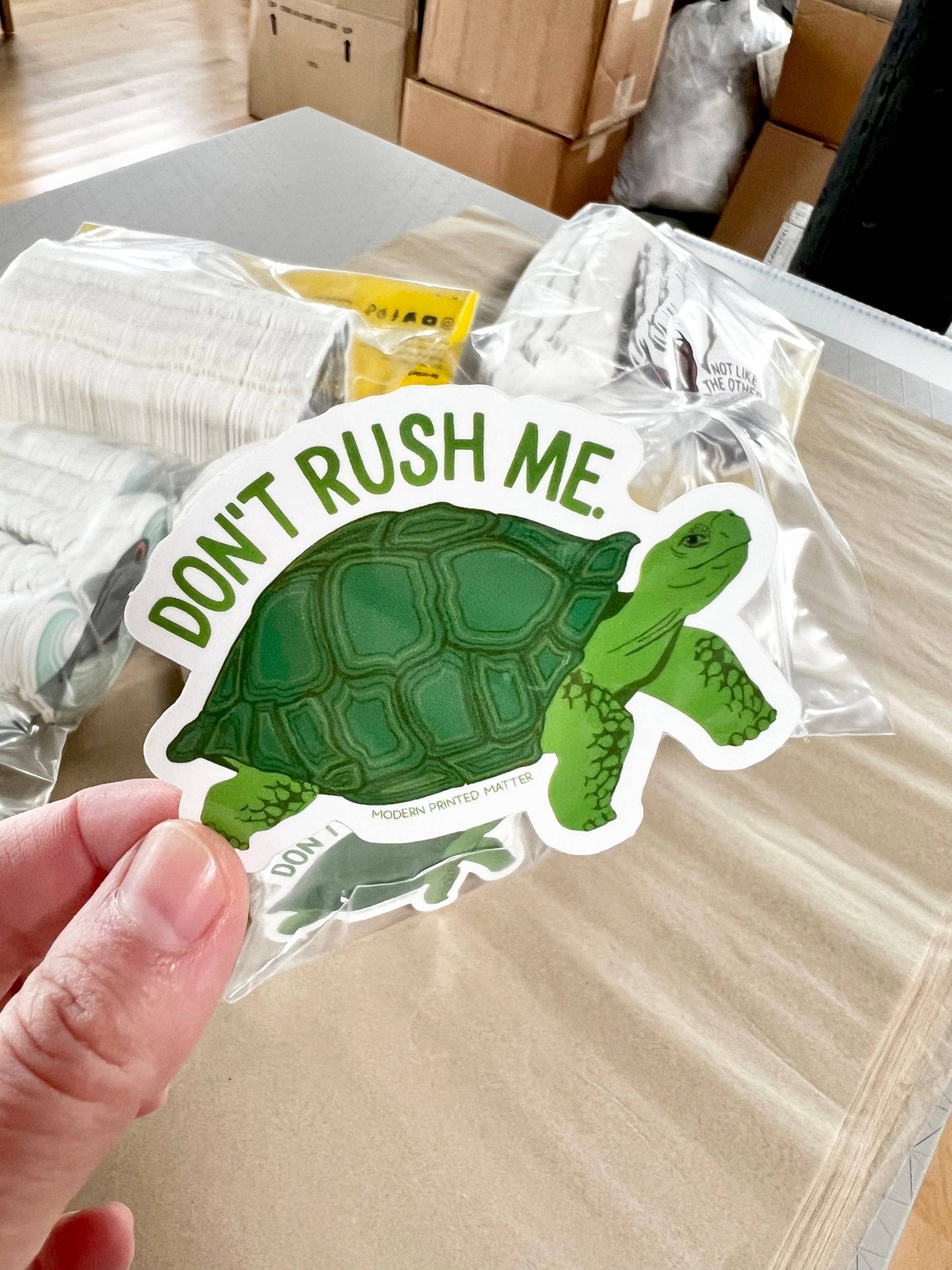Don't Rush Me Sticker - The Regal Find