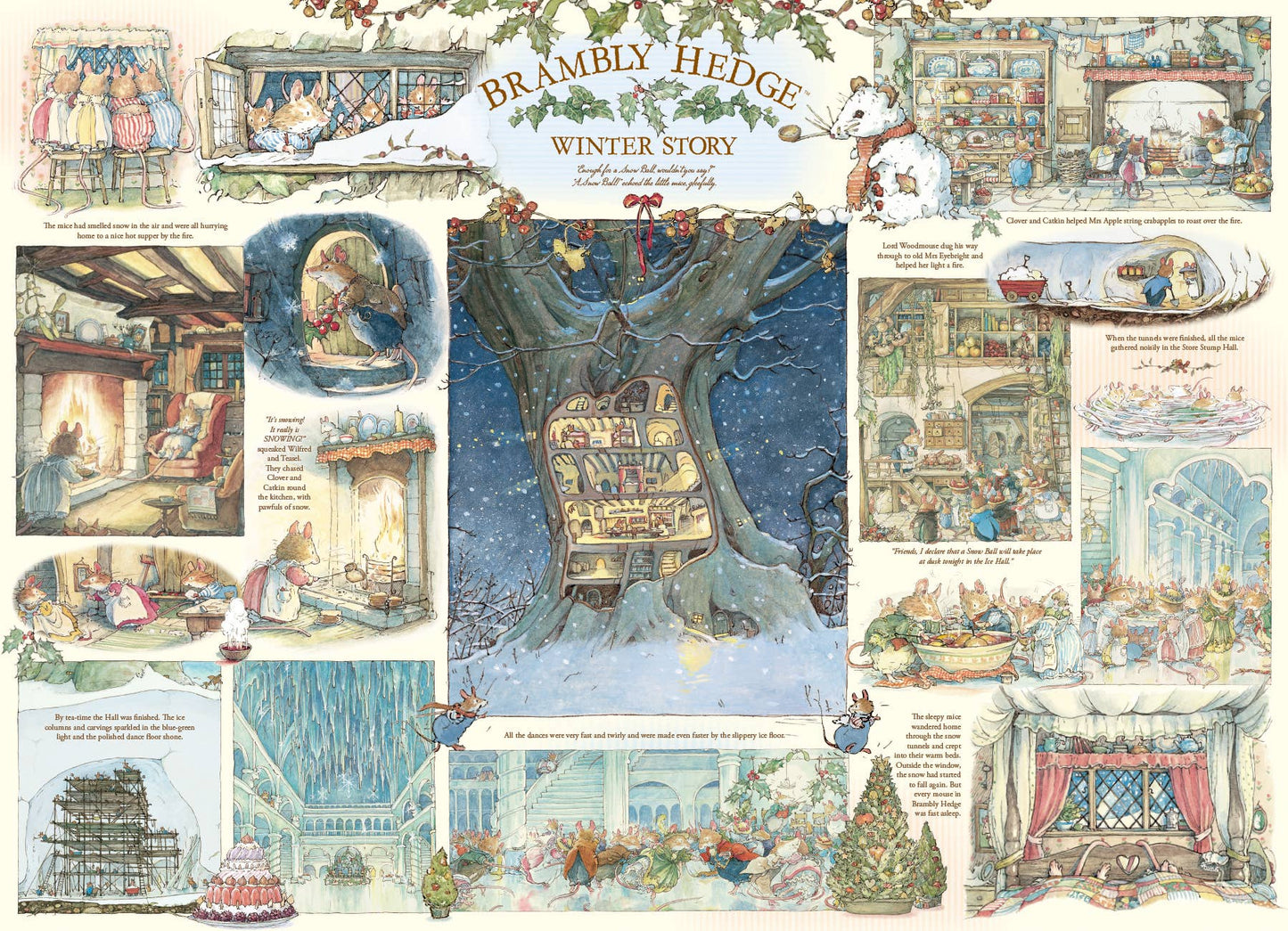 Brambly Hedge Winter Story 1000pc puzzle