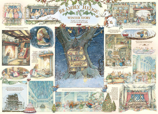 Brambly Hedge Winter Story 1000pc puzzle