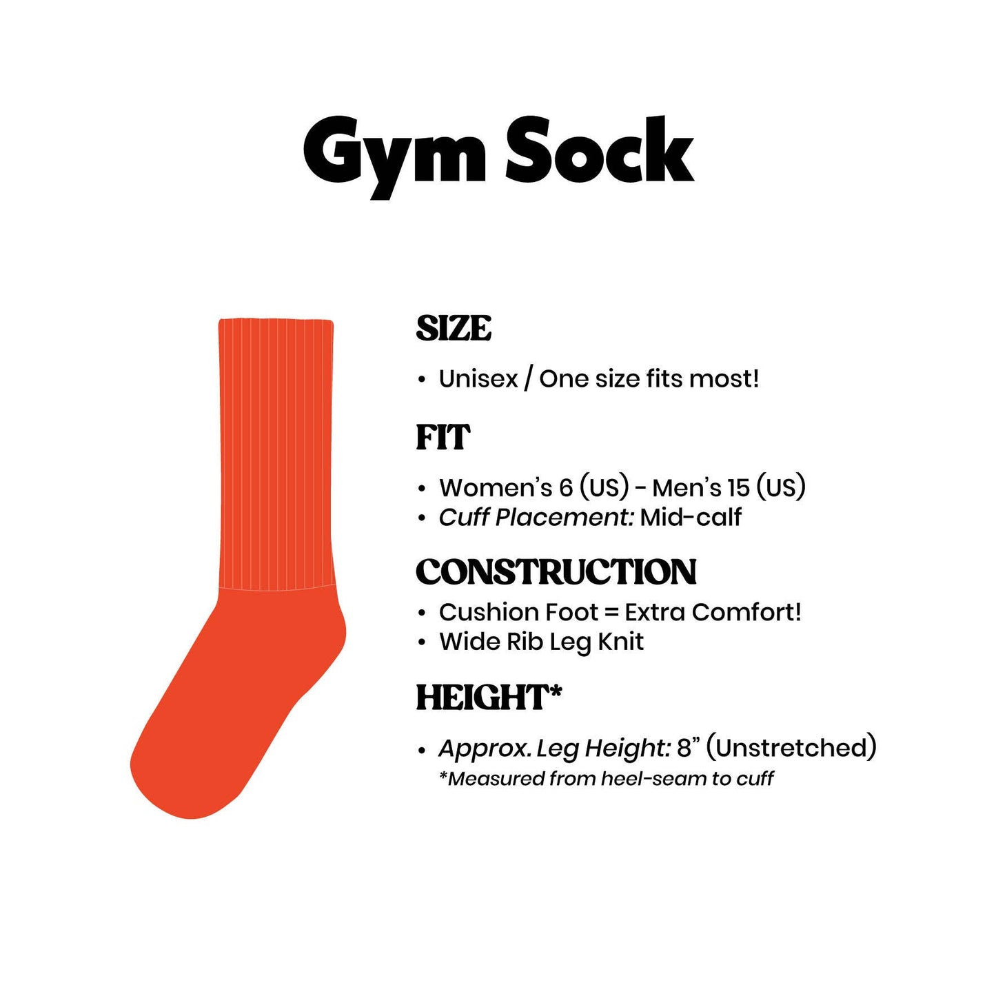 I Heart Matcha Gym Crew Socks