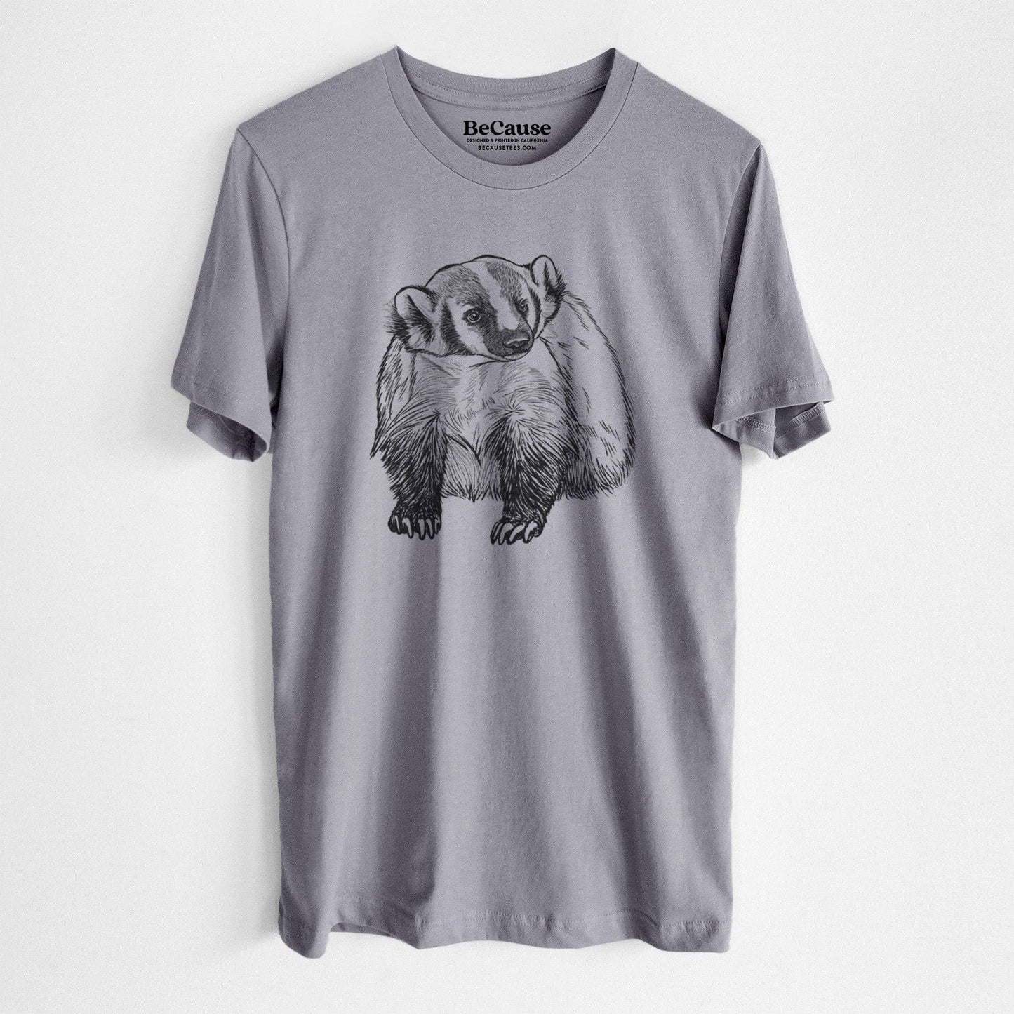 American Badger - Unisex Storm Grey T-Shirt