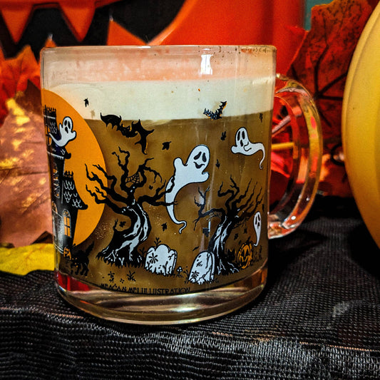 Ghostly Manor Glass Mug