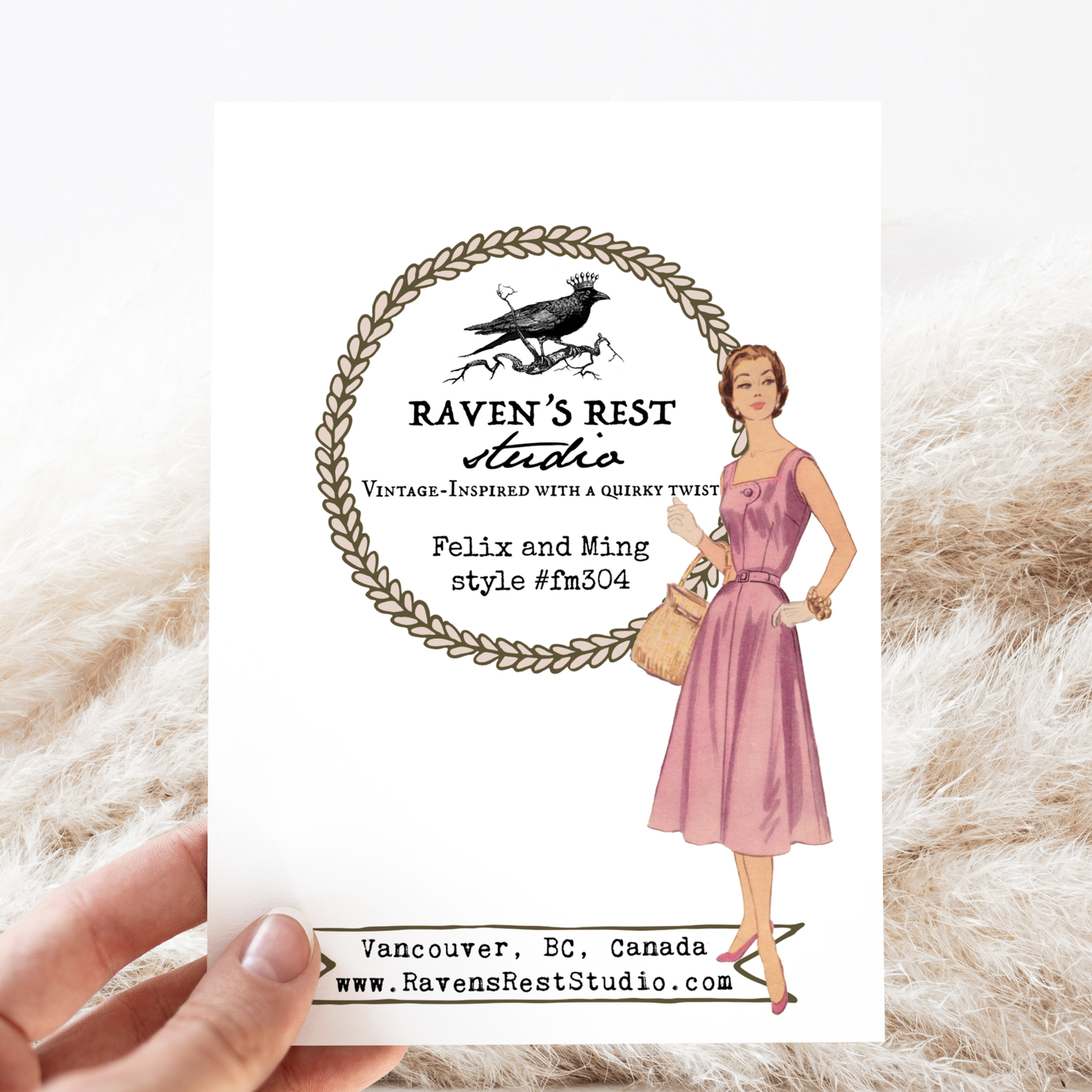 Funny Greeting Card. Be Someone's Onion Ring. Vintage Style.