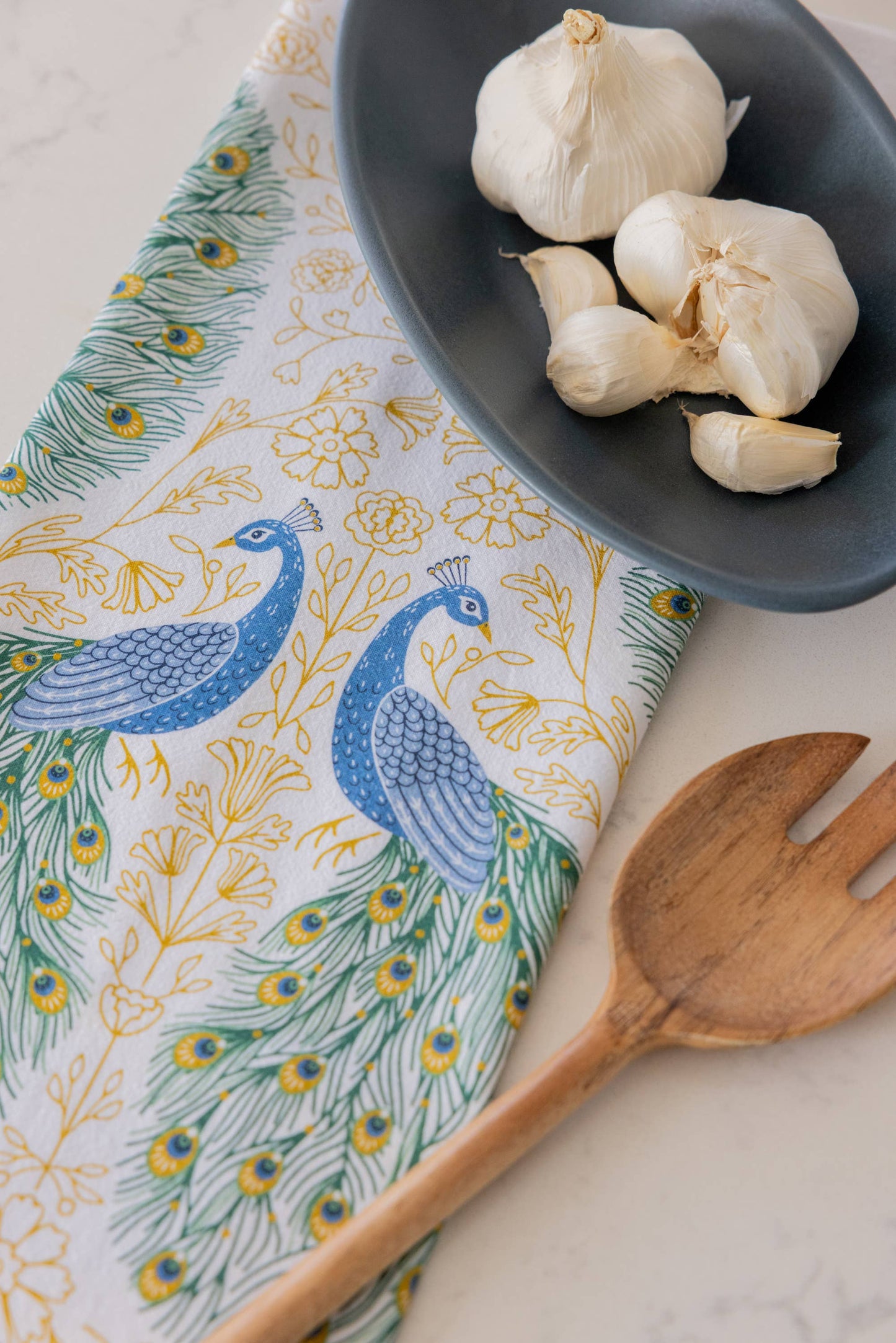Peacock Tea Towel