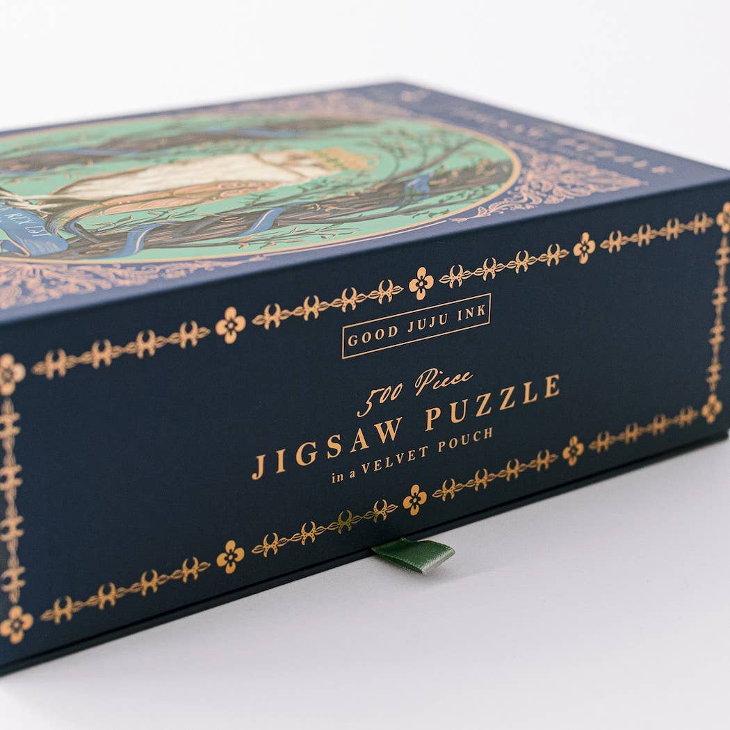 Enchanted Crowned Owl Cameo Puzzle - The Regal Find