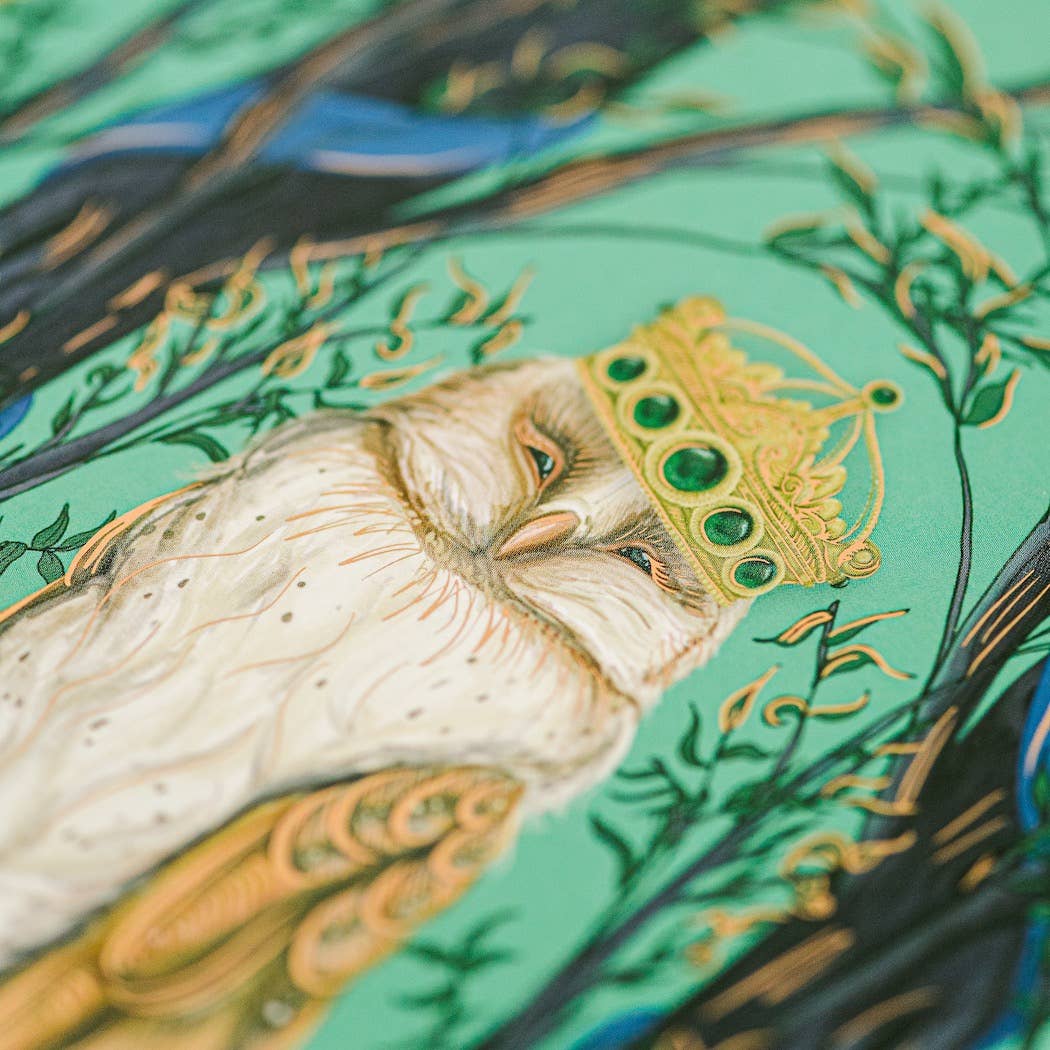 Enchanted Crowned Owl Cameo Puzzle - The Regal Find