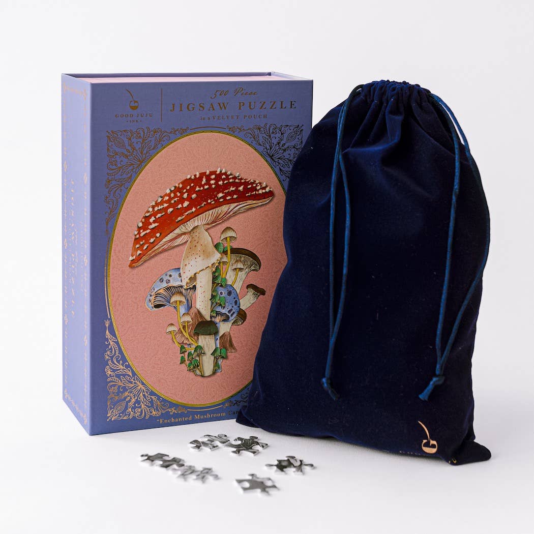 Enchanted Mushroom Cameo Puzzle - The Regal Find