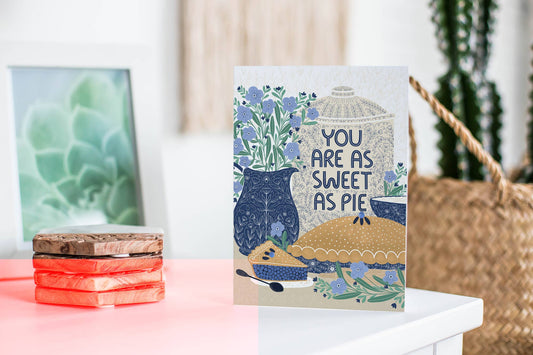 Thank You Pie Greeting Card