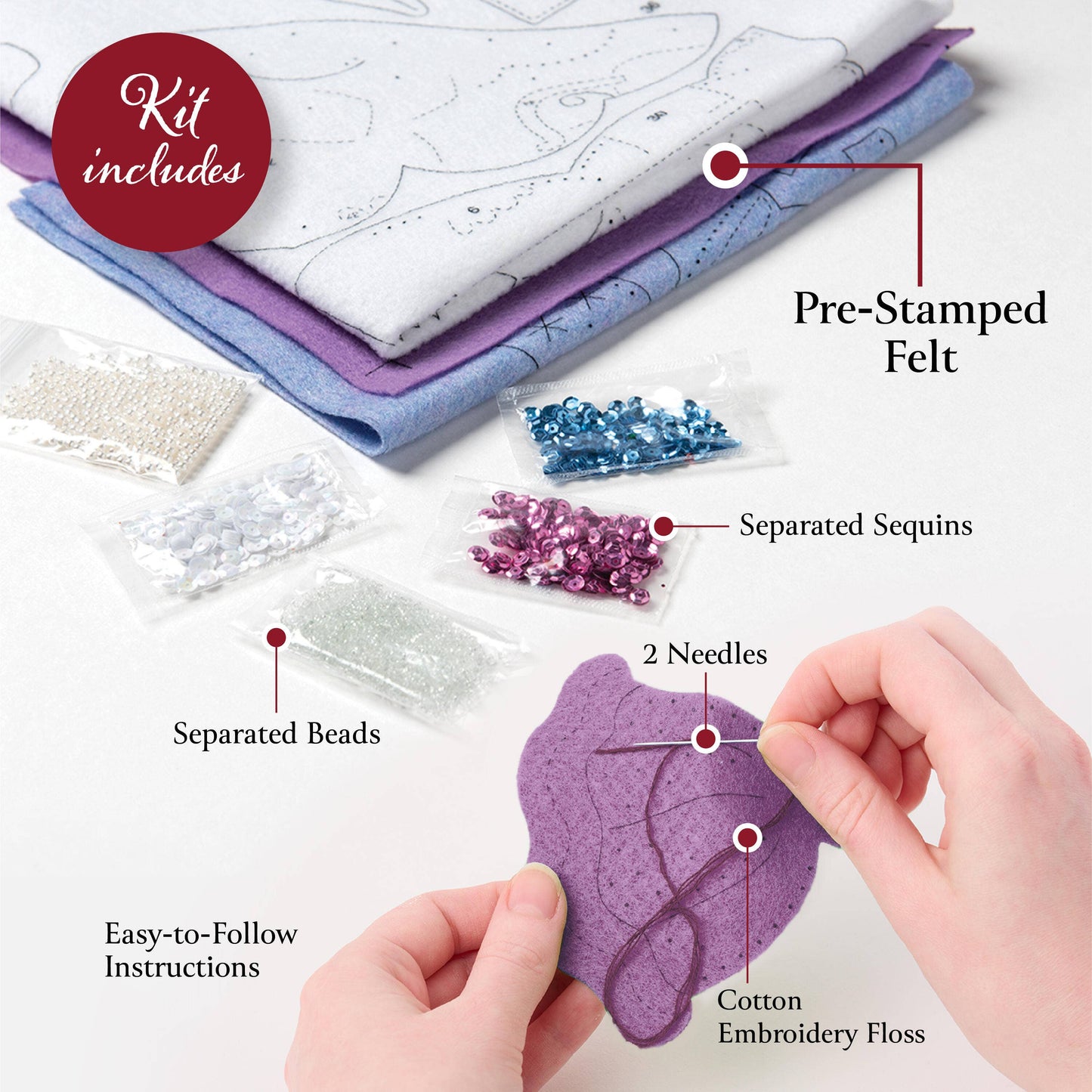 Bucilla Santa's Sea Life Felt Stocking Kit