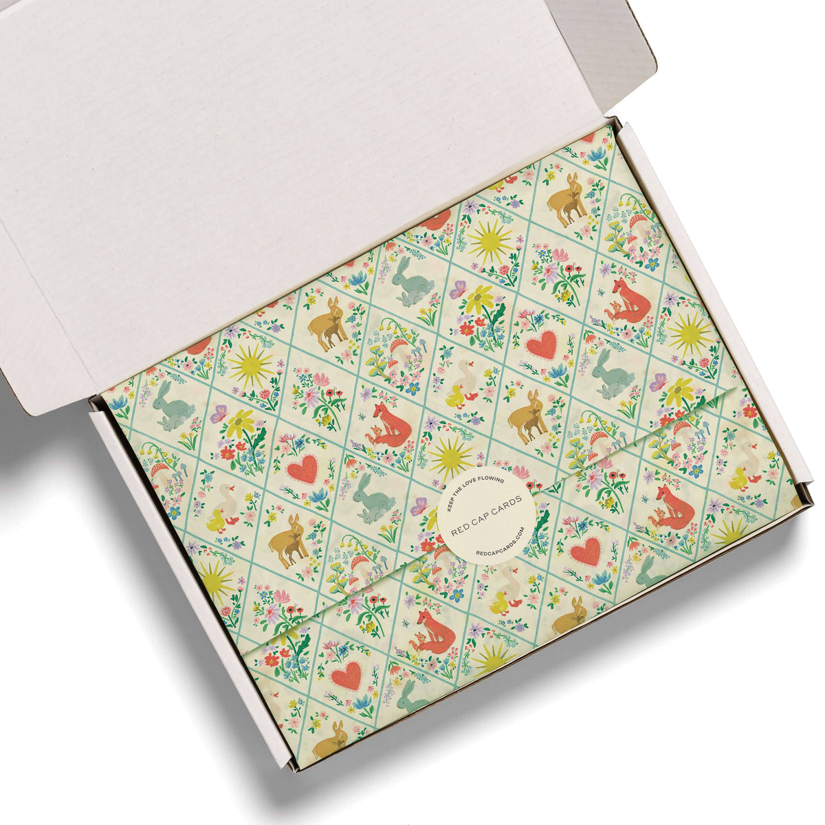 Woodland Critters tissue paper: 5 Sheets