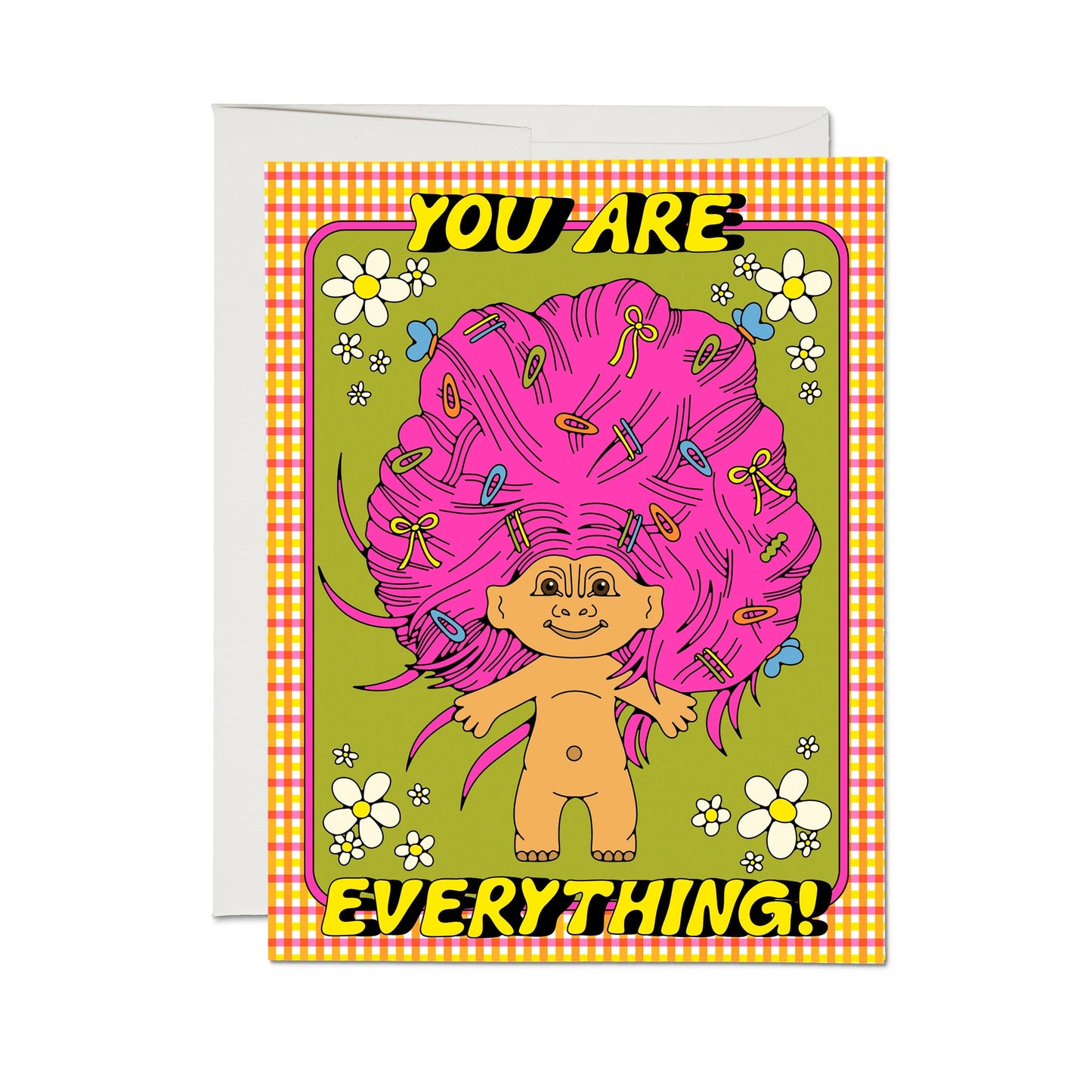 Everything Troll greeting card: Single