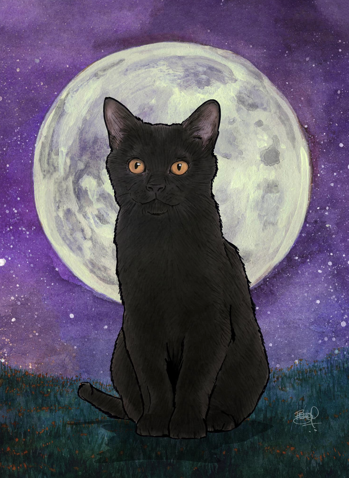 Full Moon Meow #168: Card