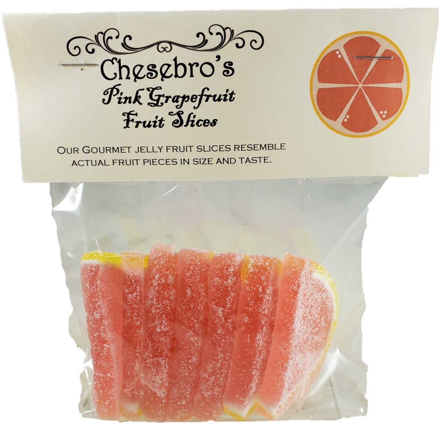 Pink Grapefruit Gourmet Fruit Slices, 4.0 oz.