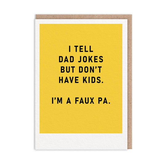 Faux Pa Greeting Card (9657) - The Regal Find