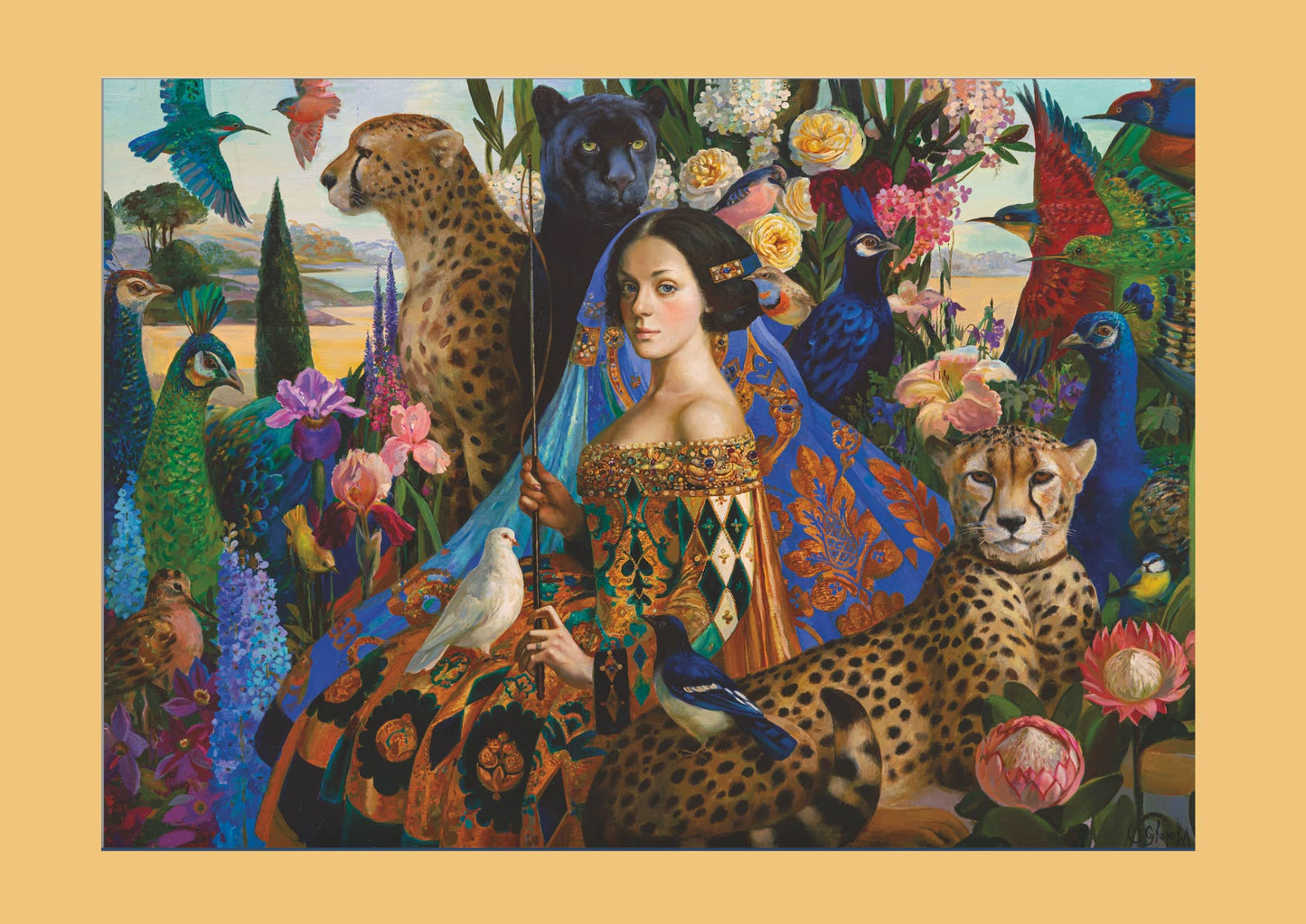 The Tamer; 1000-pc Velvet-Touch Jigsaw Puzzle