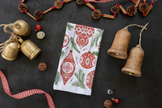 Ornament Tea Towel