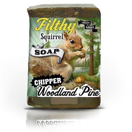Filthy Squirrel - Chipper Woodland Pine: Large - The Regal Find