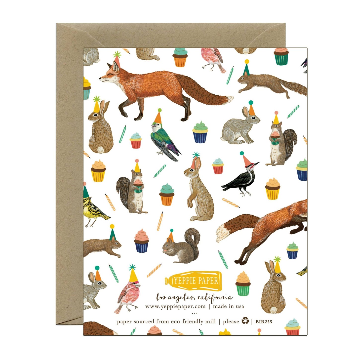 Forest Animals Galore Birthday Card *Foil Stamped* - The Regal Find