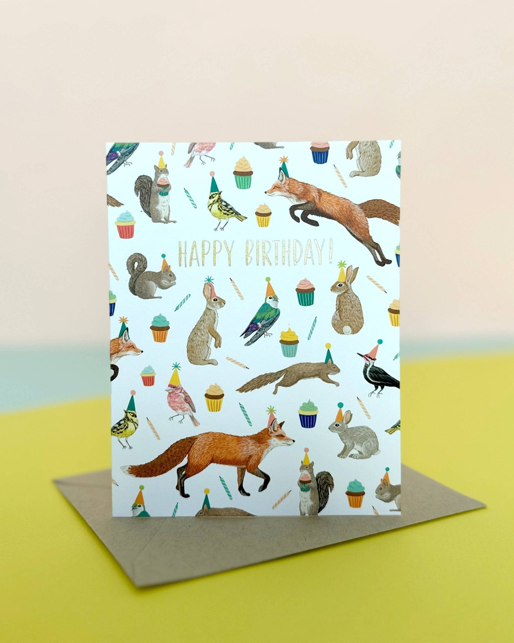 Forest Animals Galore Birthday Card *Foil Stamped* - The Regal Find