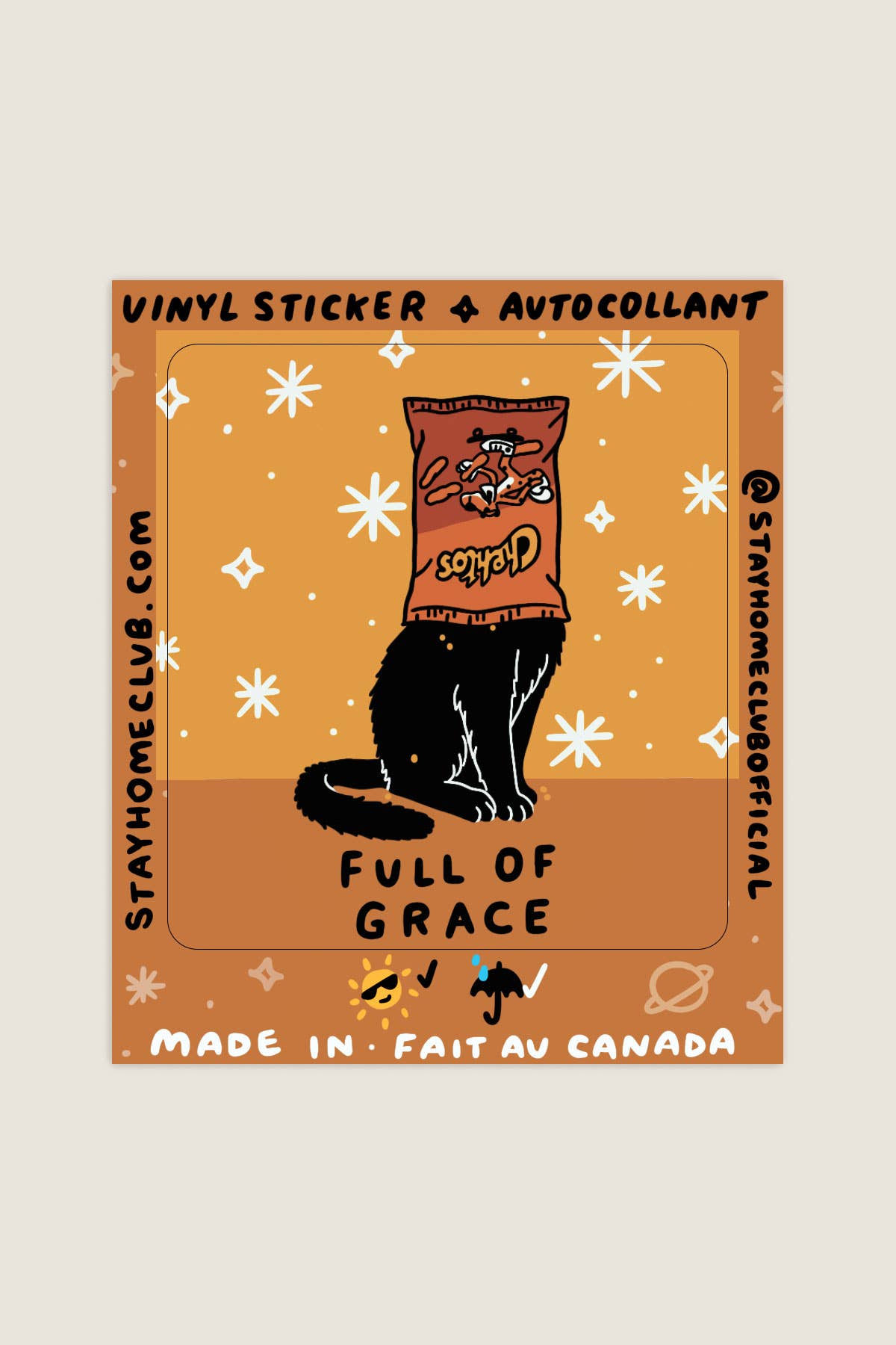 Full of Grace Vinyl Sticker - The Regal Find