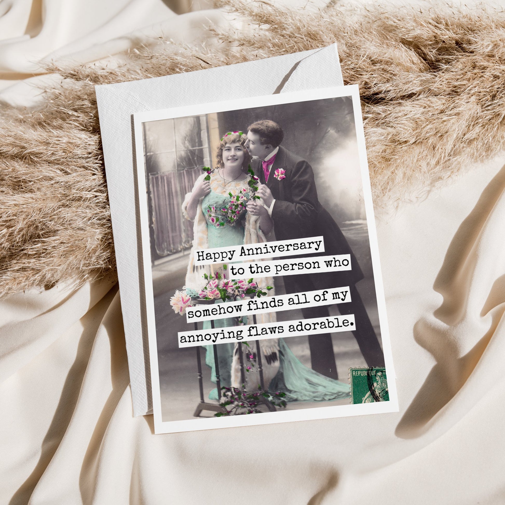 Funny Anniversary Card. Finds All Of My Annoying Flaws... - The Regal Find