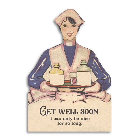 Get Well Soon Sarcastic Greeting Card - The Regal Find