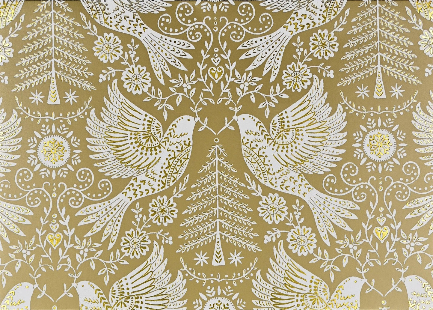 Golden Doves Deluxe Boxed Holiday Cards - The Regal Find
