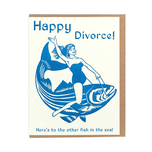 Happy Divorce Greeting Card - The Regal Find