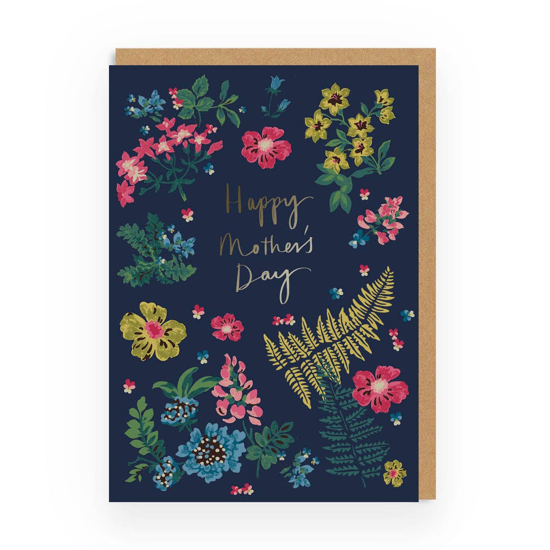 Happy Mother's Day - Twilight Garden Greeting Card - The Regal Find