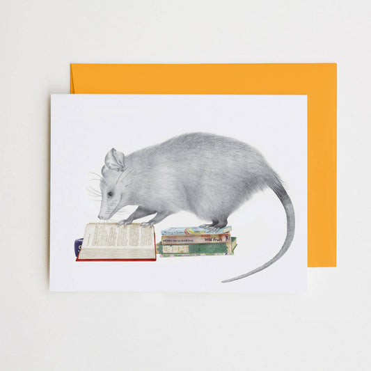 Henry Gossamer Opossum Note Card - The Regal Find