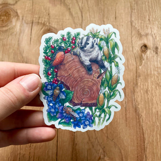 Wisconsin Wildlife Sticker