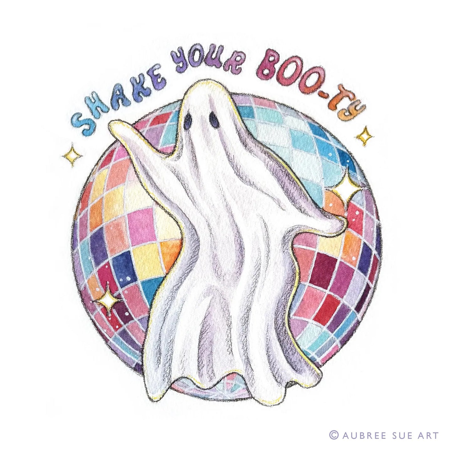 Shake Your Boo-ty Ghost Sticker
