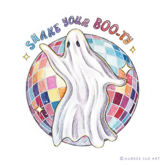 Shake Your Boo-ty Ghost Sticker