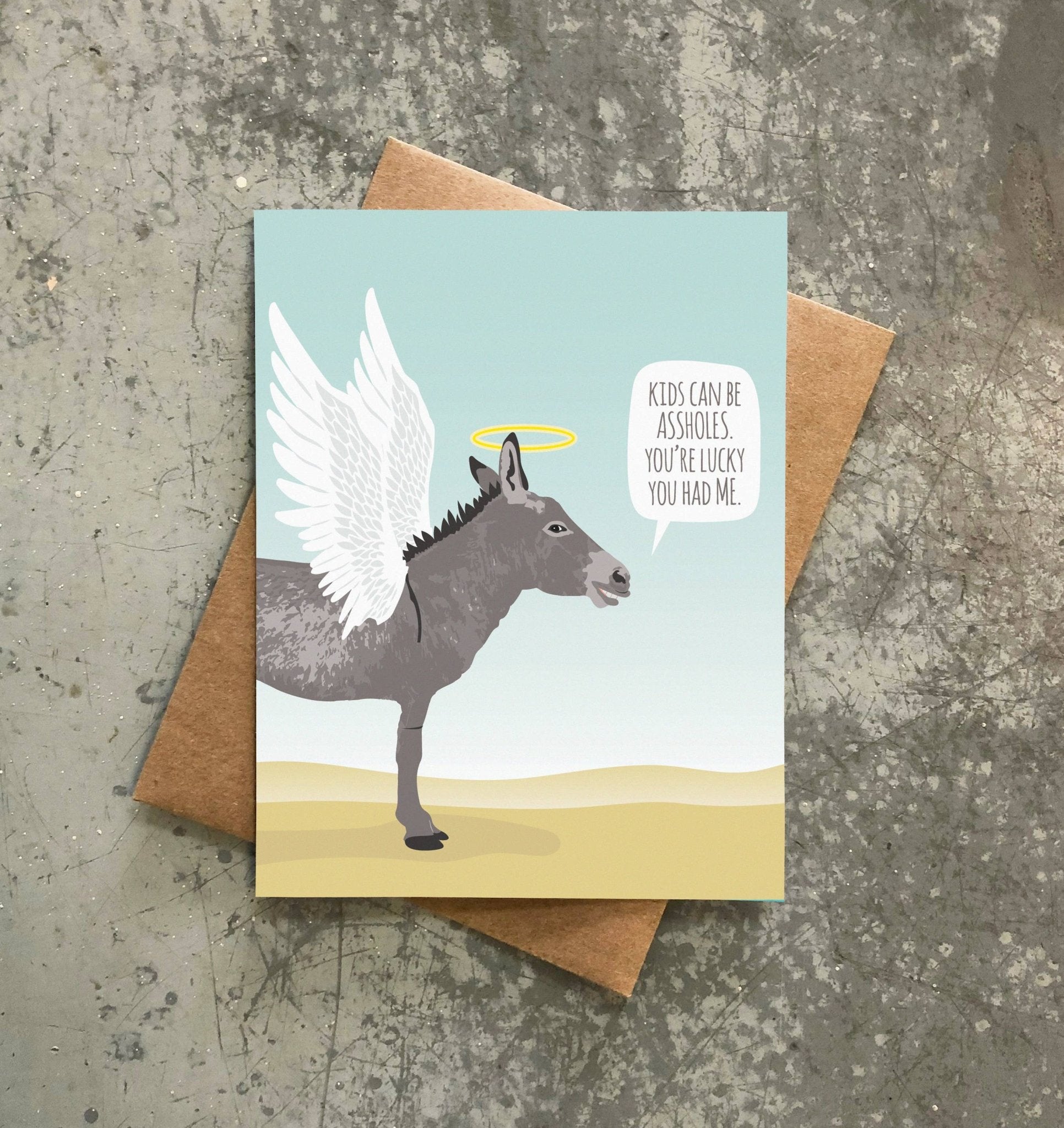 Kids are Assholes Funny Mother's Day or Father's Day Card - The Regal Find