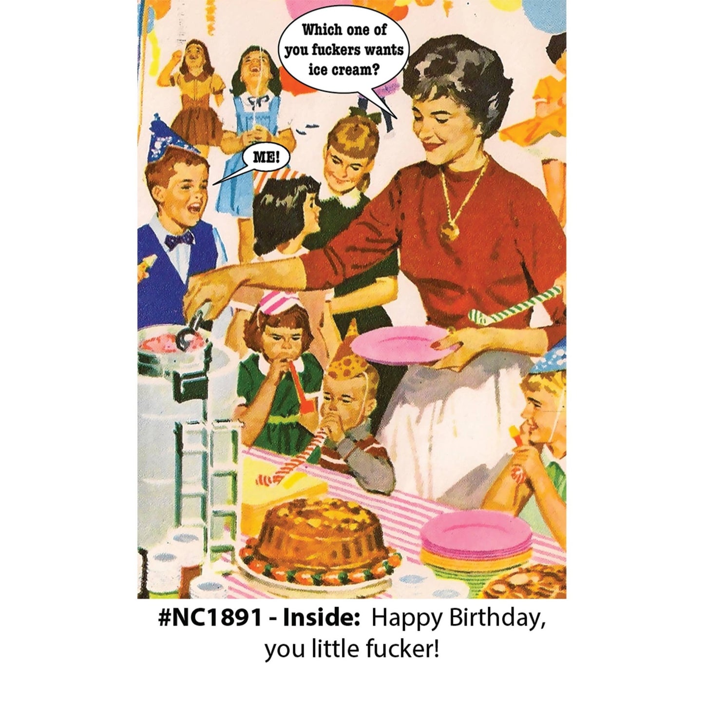 "Little Fucker" - Birthday Card - The Regal Find