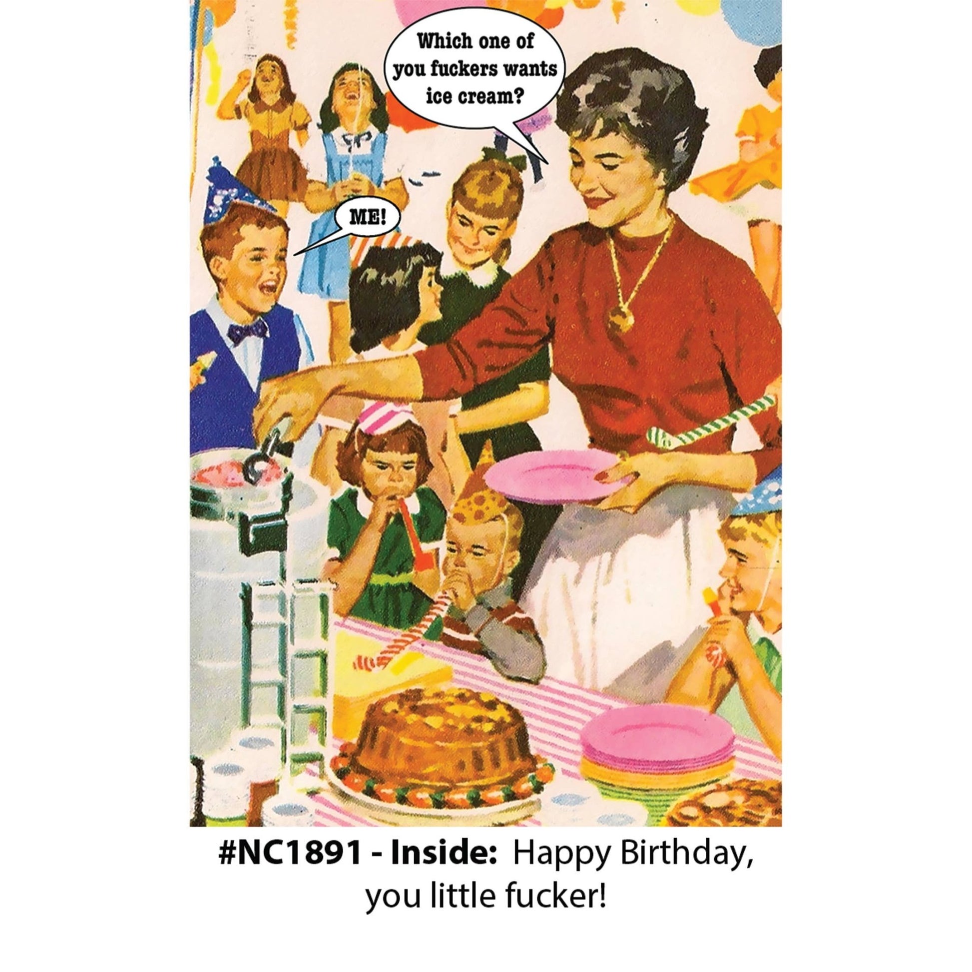 "Little Fucker" - Birthday Card - The Regal Find